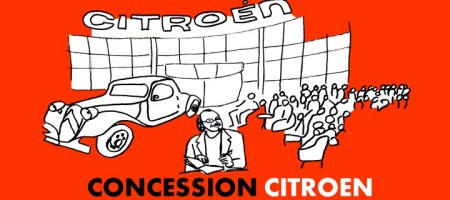 AFFICHE C46 automobile concession Citroën D.DAENINCKX V3