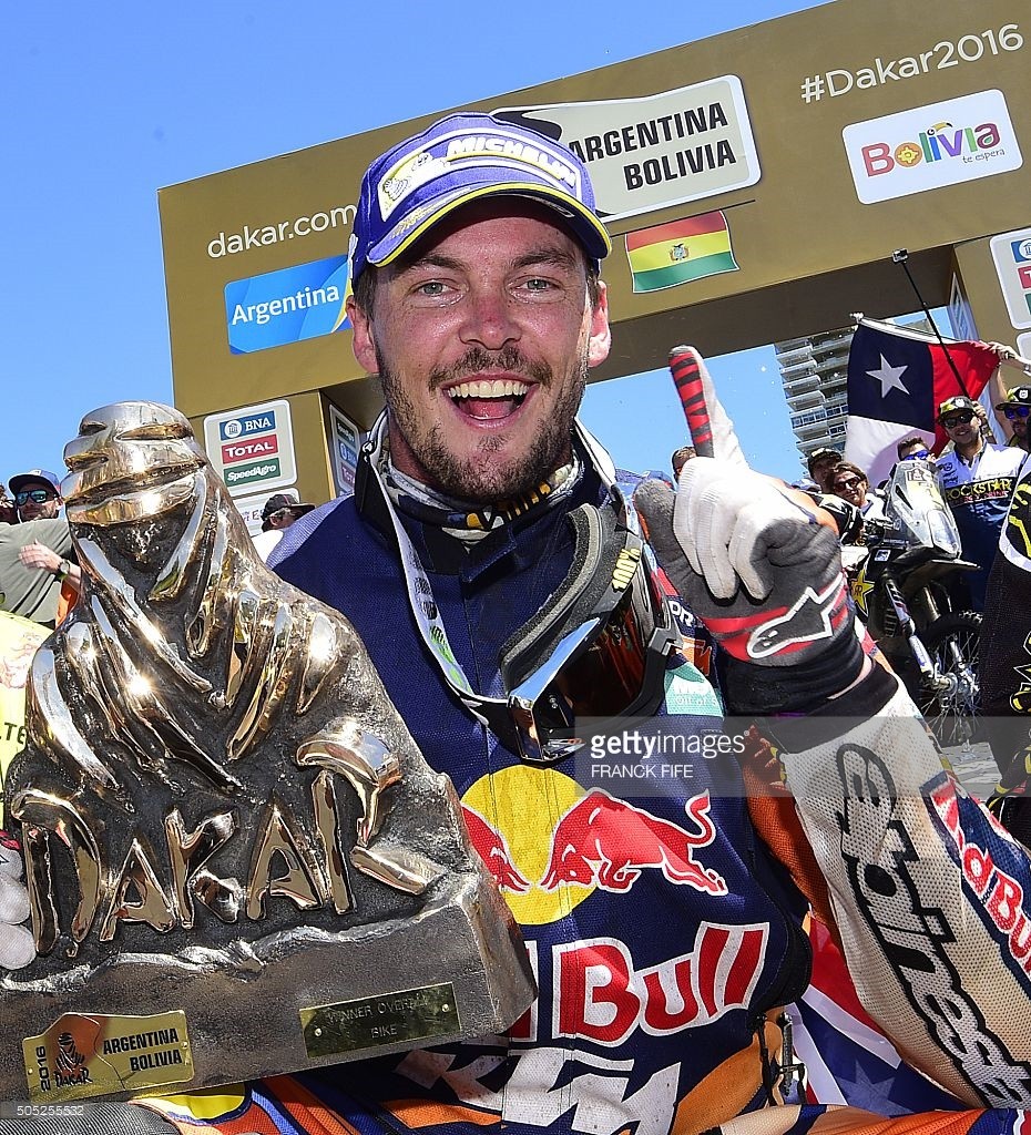 Toby Price remporte Dakar 2016 en moto