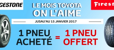 Toyota Albi Espace Auto : Un pneu acheté = un pneu offer