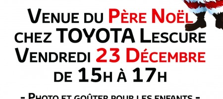 Toyota Espace auto Albi : Goûter de Noël