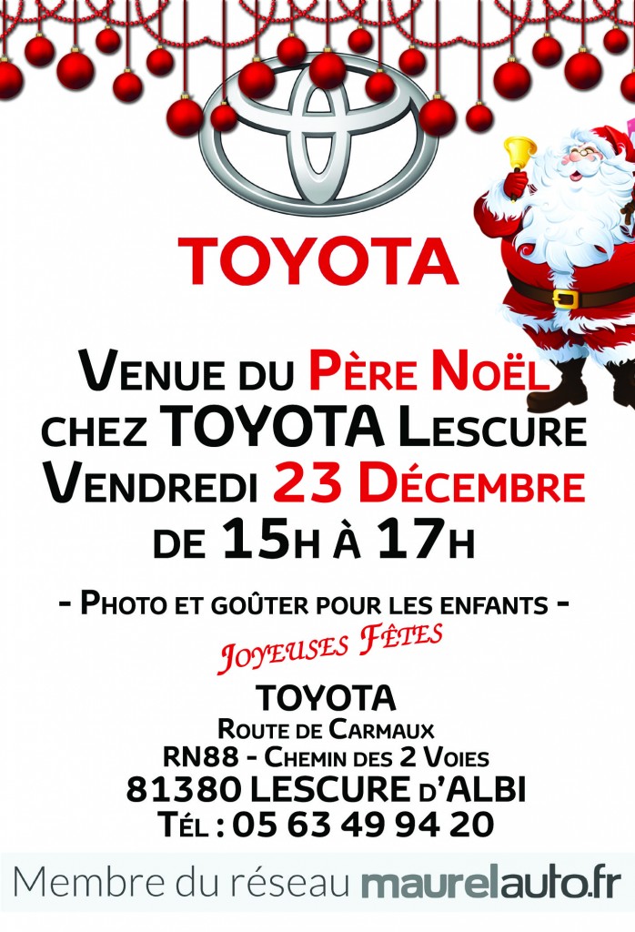 Toyota Espace auto Albi : Goûter de Noël