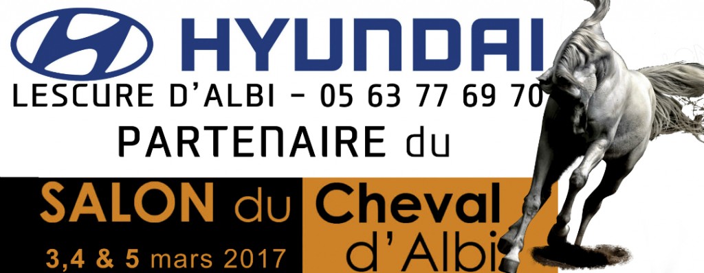 Hyundai Albi partenaire du Salon du Cheval 2017