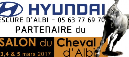 Hyundai Albi partenaire du Salon du Cheval 2017
