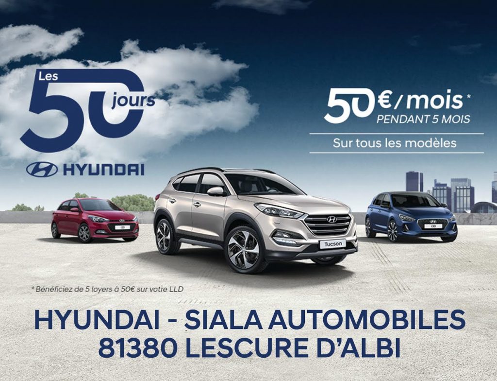 50 jours Hyundai à Albi