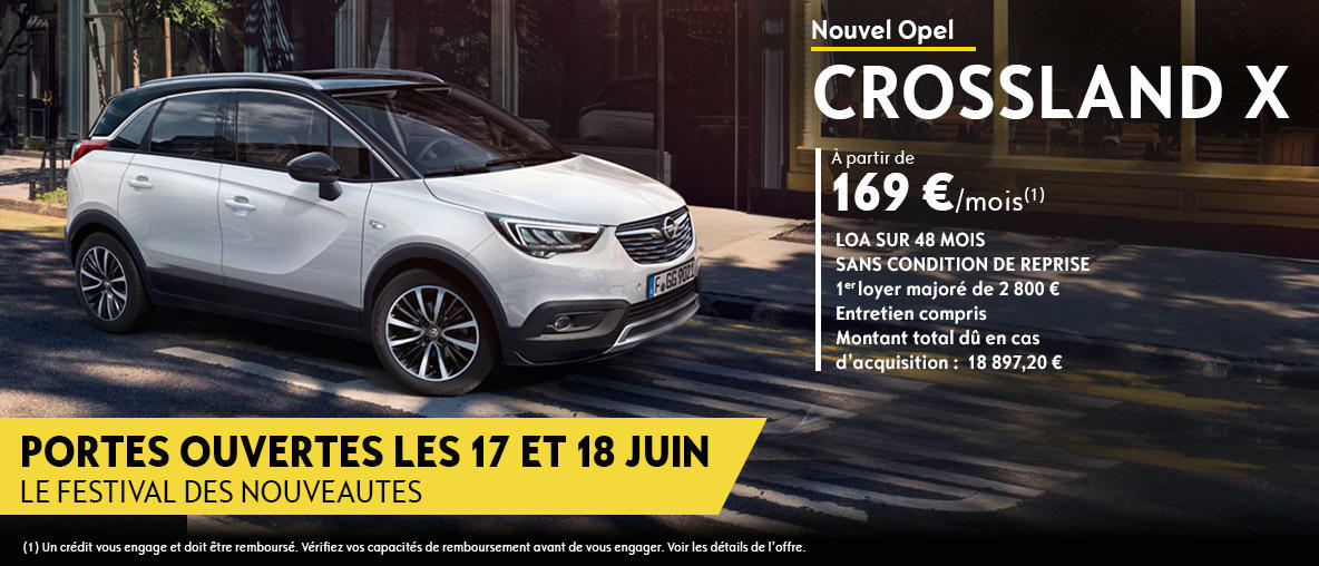 Crossland X portes ouvertes Opel Castres