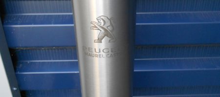 Cendrier inox me-go Peugeot Maurel Castres